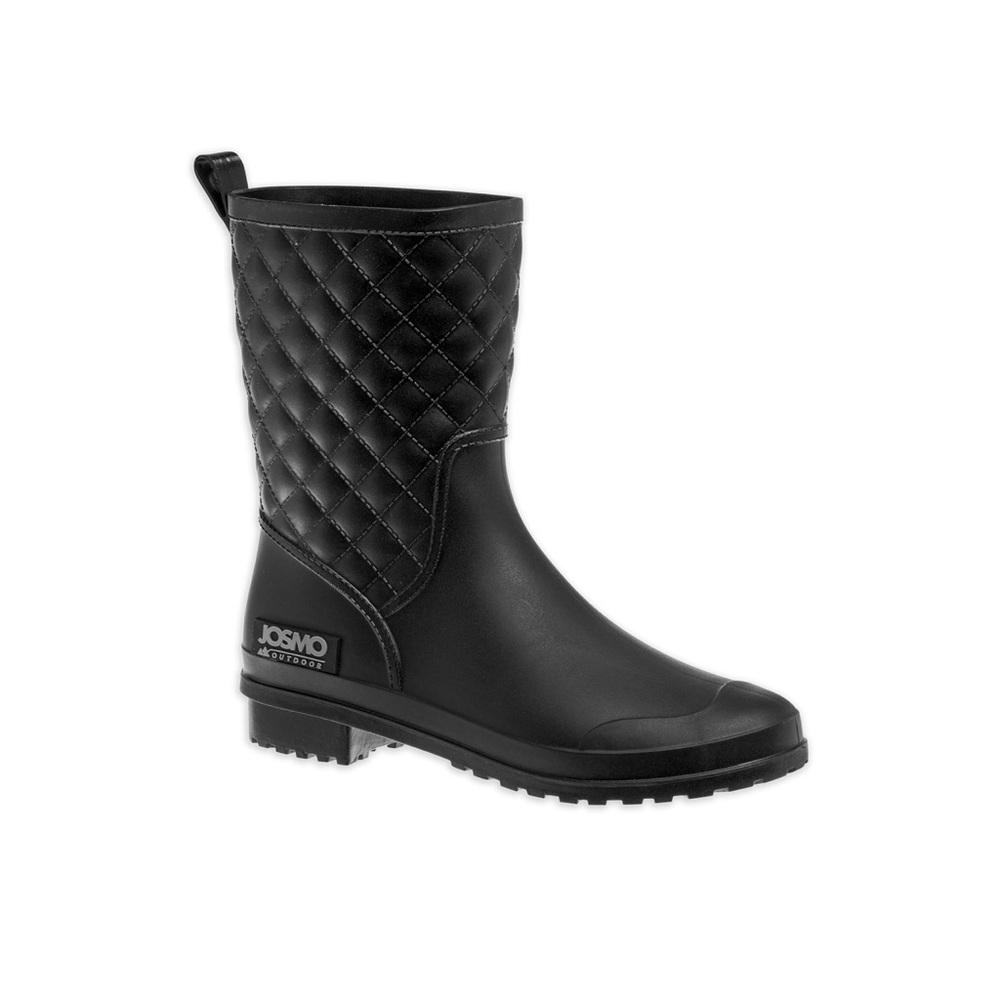 Josmo Black Rain Boot Women Size 6